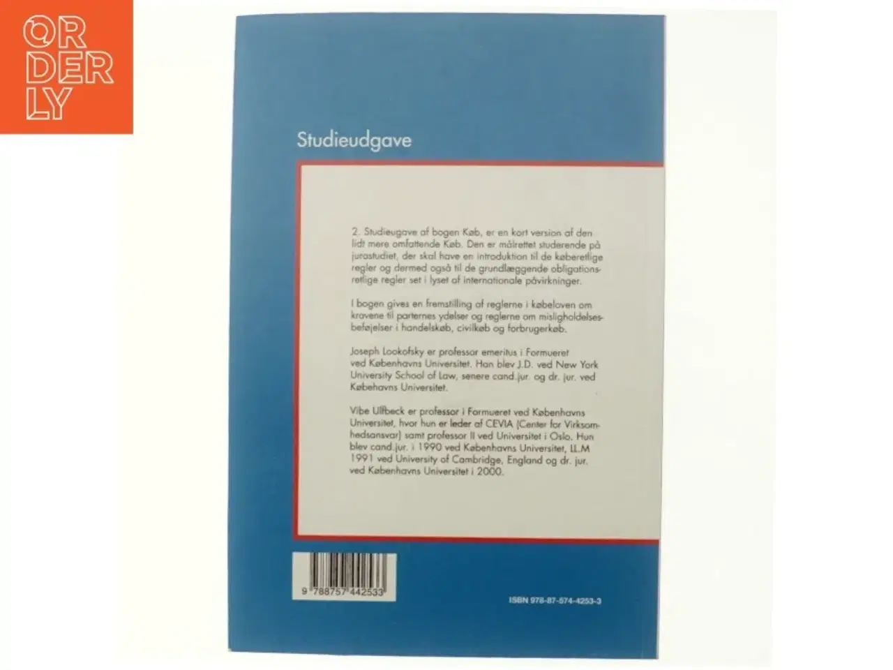Billede 3 - Køb : dansk indenlandsk købsret : studieudgave (Studieudgave) af Joseph M. Lookofsky (Bog)