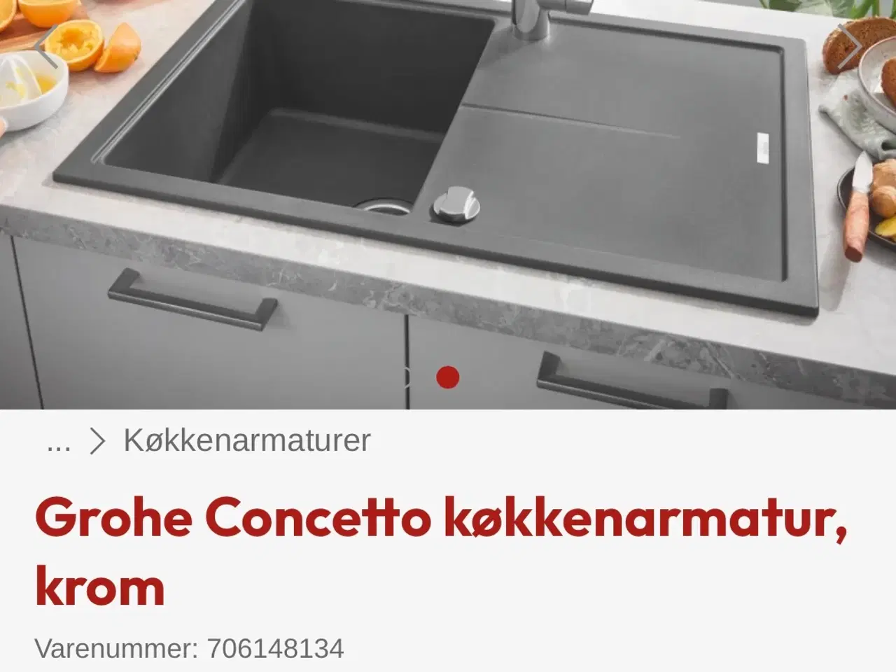 Billede 3 - Køkken armatur grohe