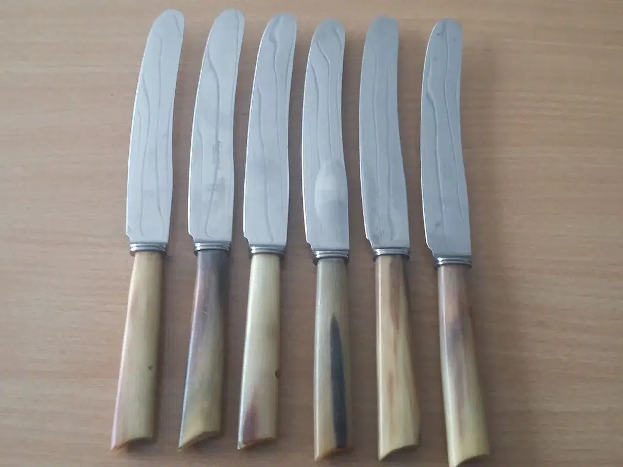 Billede 1 - gamle knive m. ben A.E. Jensen Odense.