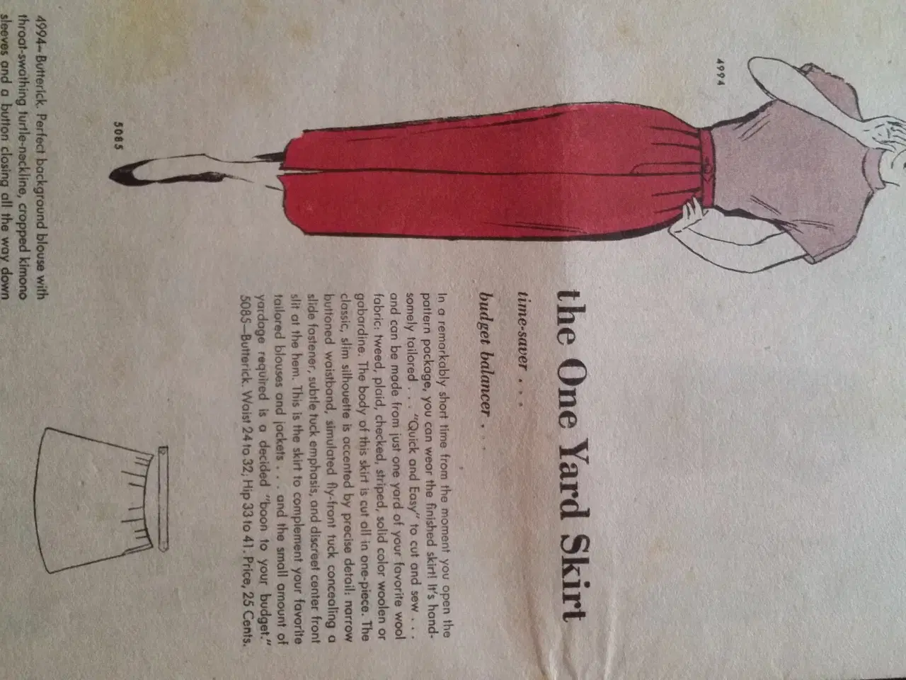 Billede 2 - Butterick Fashion news. 1949