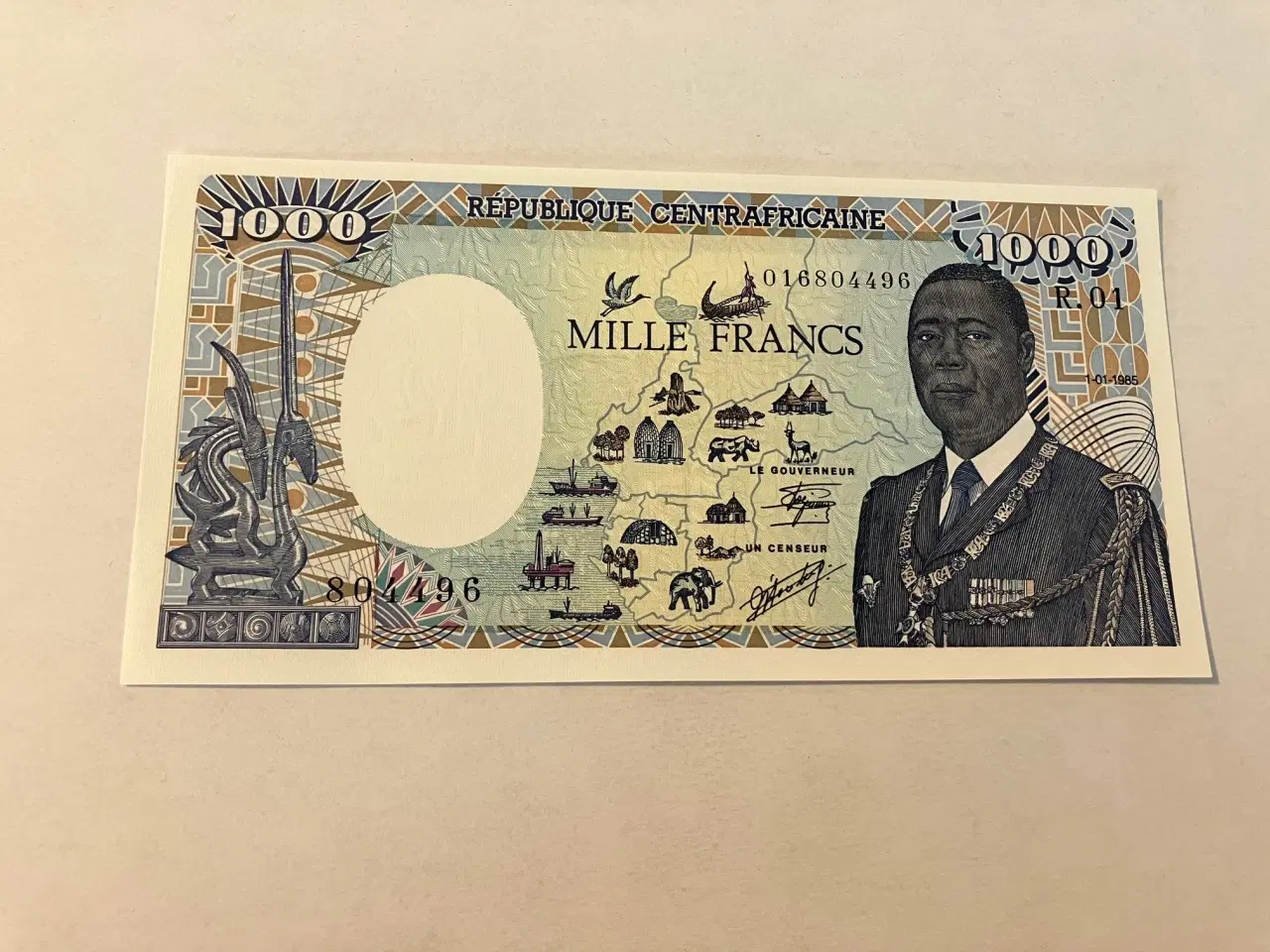 Billede 1 - 1000 Francs Central African Republic 1985