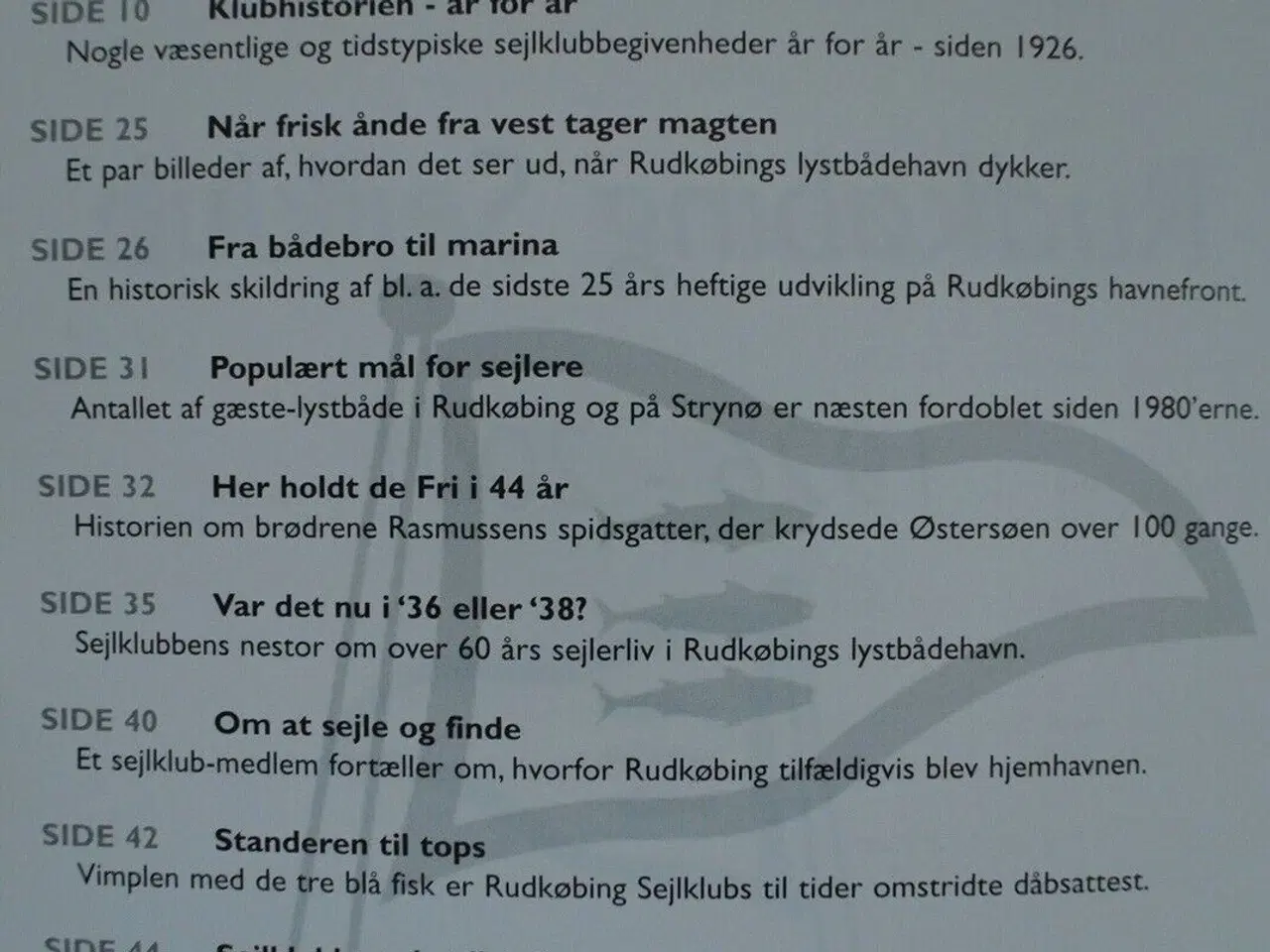 Billede 2 - rudkøbing sejlklub 75 1926-2001, red. af søren sti