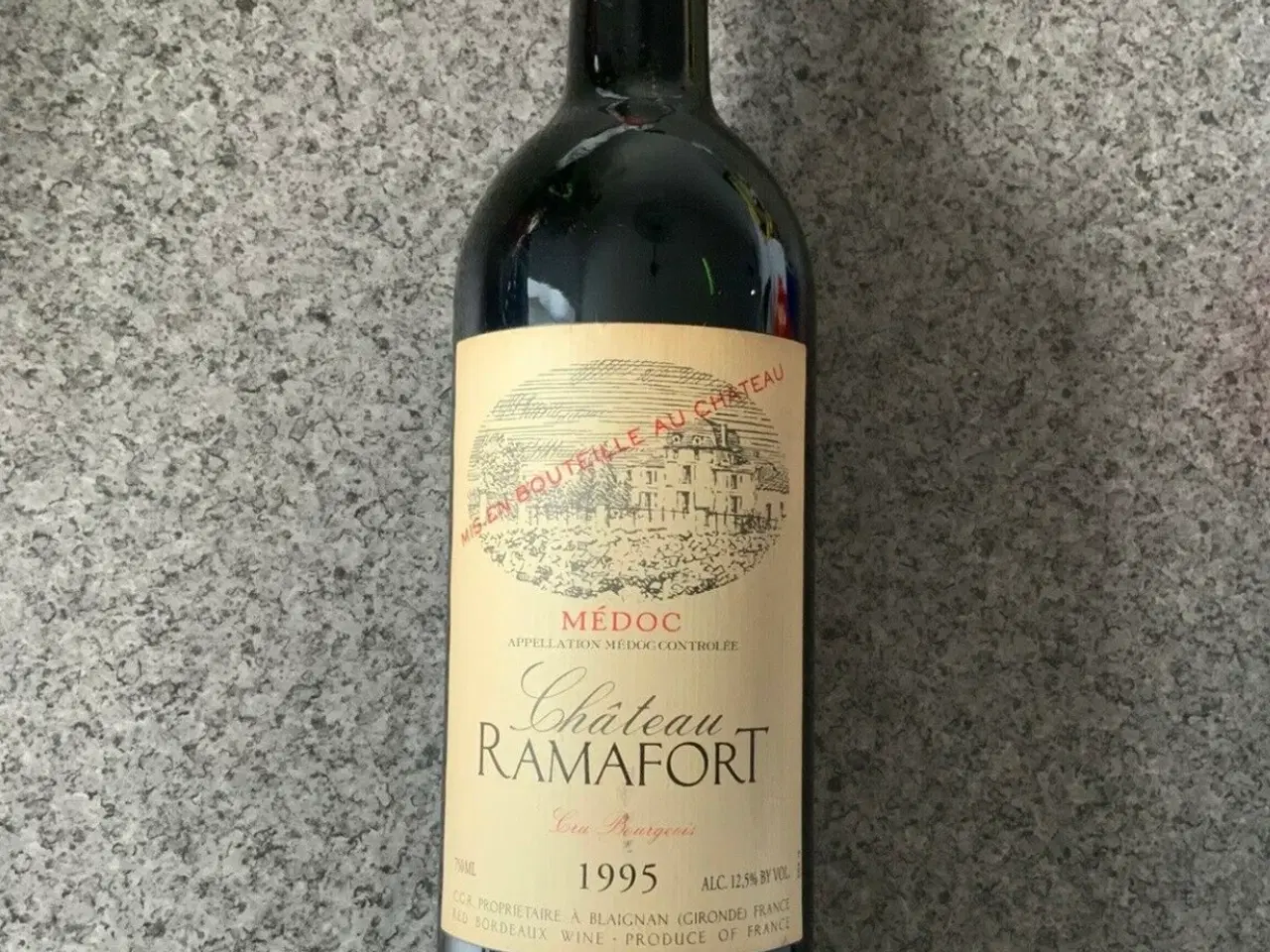 Billede 1 - Rødvin, 1995 Medoc Chateau Ramafort