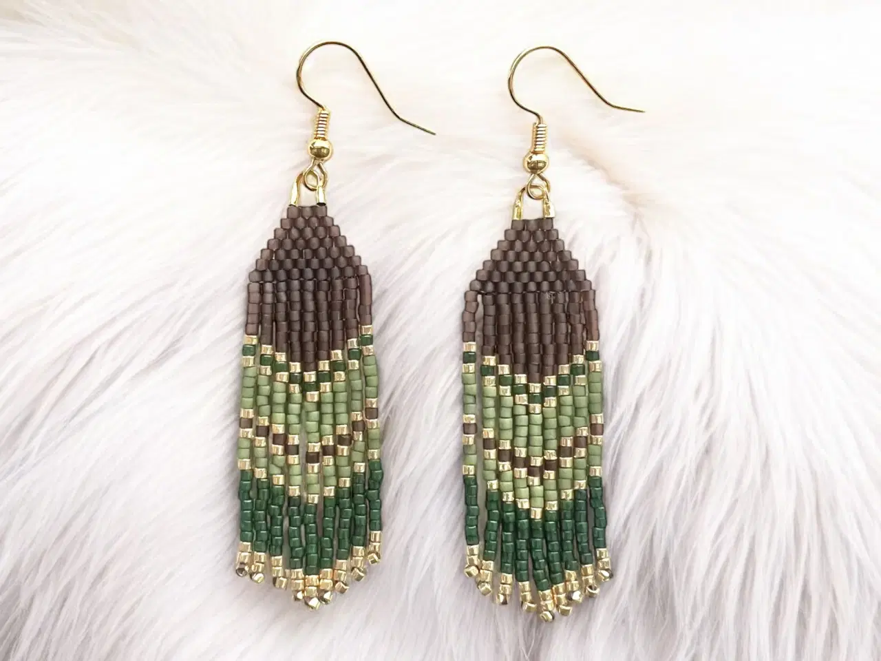 Billede 2 - Grønlandske øreringe, håndlavede 