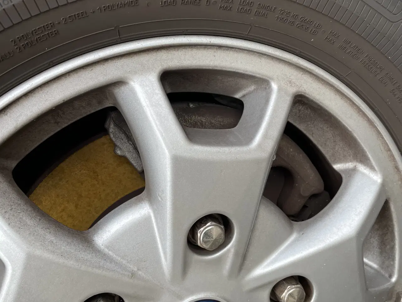 Billede 2 - Ford transit hjul vinterdæk eller helårsdæk  købes