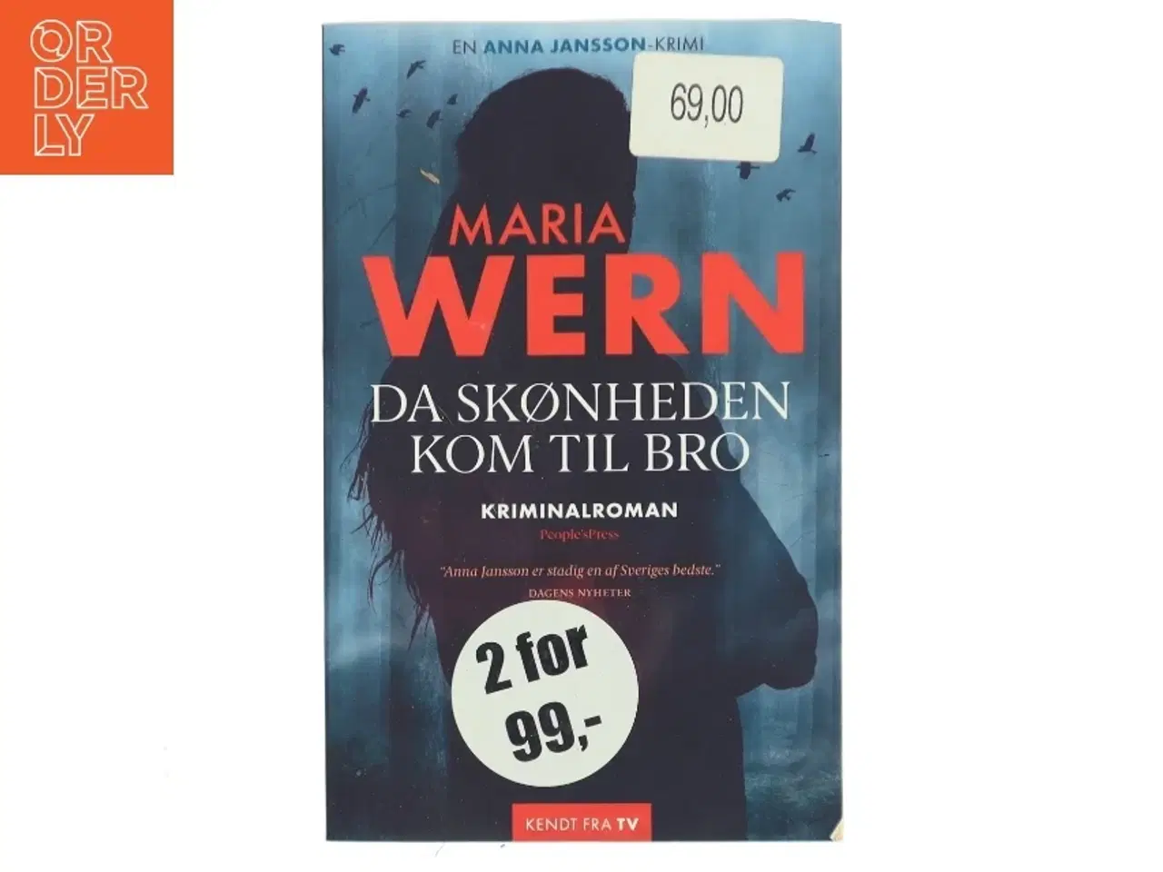 Billede 1 - Da skønheden kom til Bro : kriminalroman af Anna Jansson (Bog)