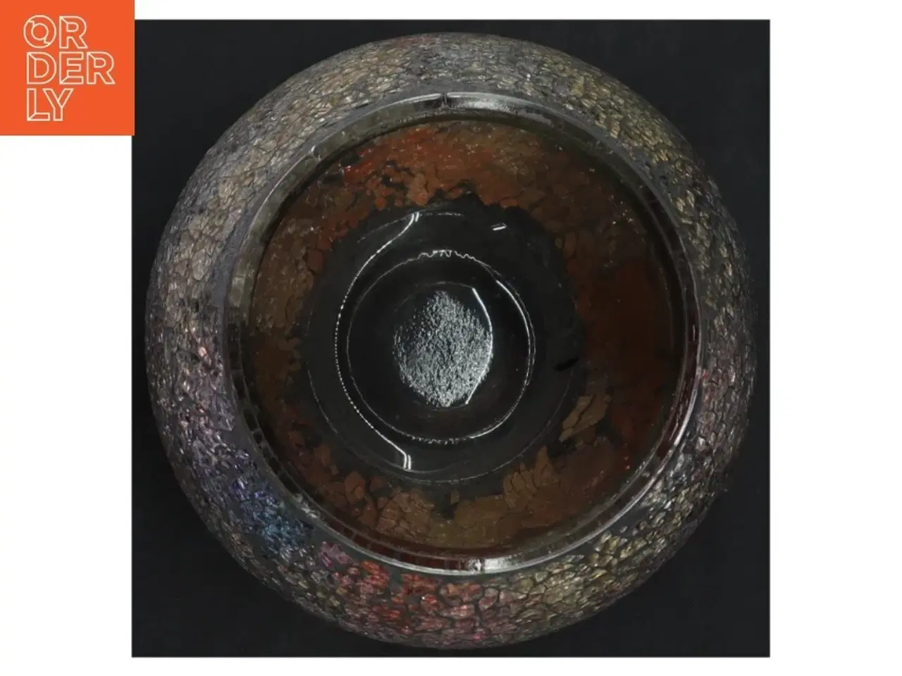 Billede 3 - Dekorativ Lisbeth Dahl mosaikvase (str. H. 13 cm. ø. 15,5 cm)