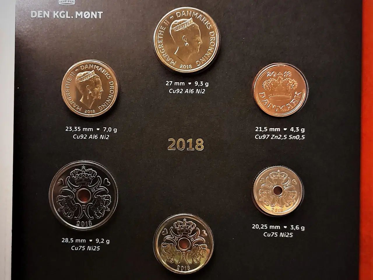 Billede 2 - DET KGL MØNTSÆT 2018 DANMARKS NATIONAL BANK 200ÅR