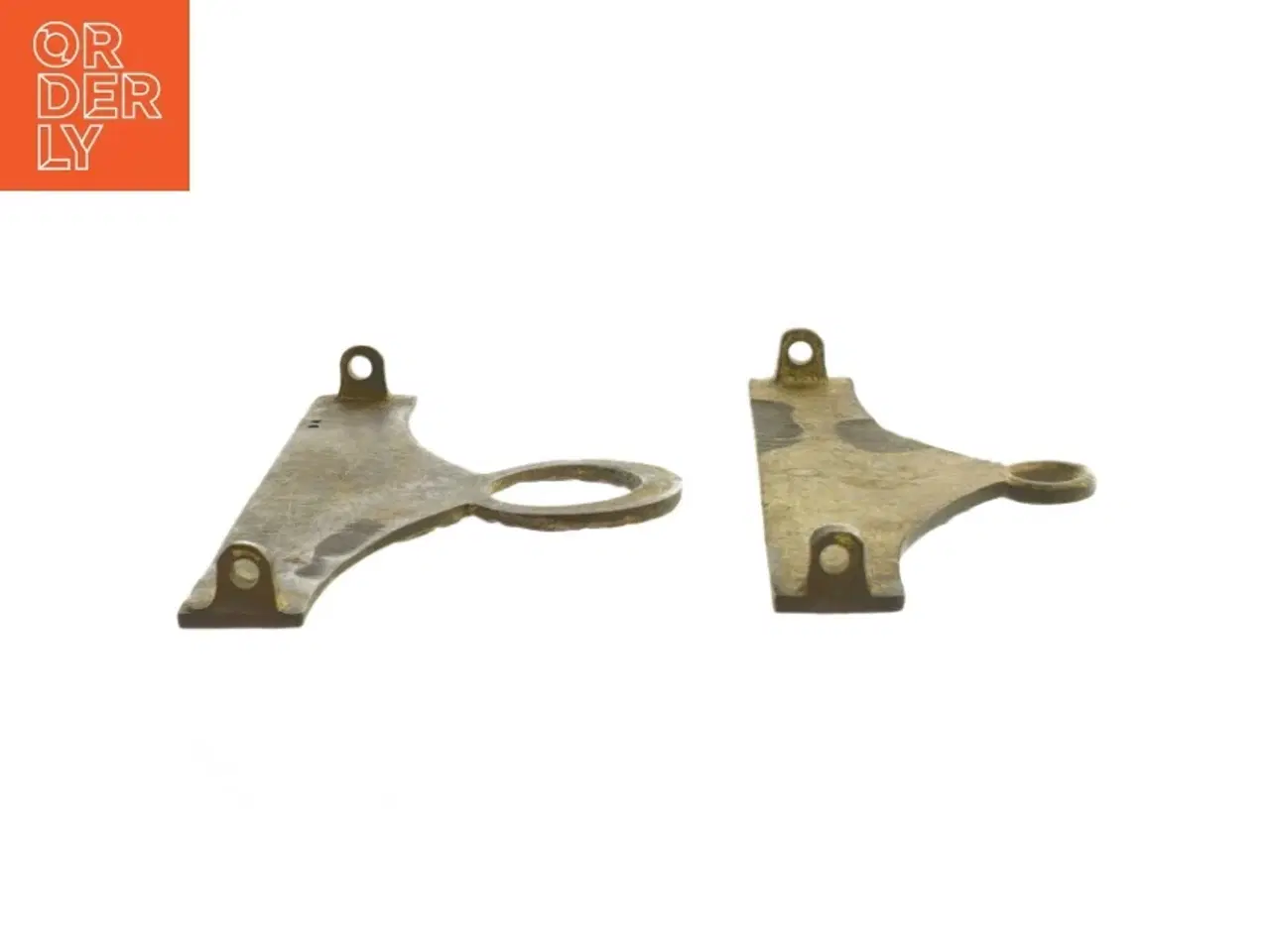 Billede 2 - Dekorative messing holdere til klokkestreng(str. 17 cm)