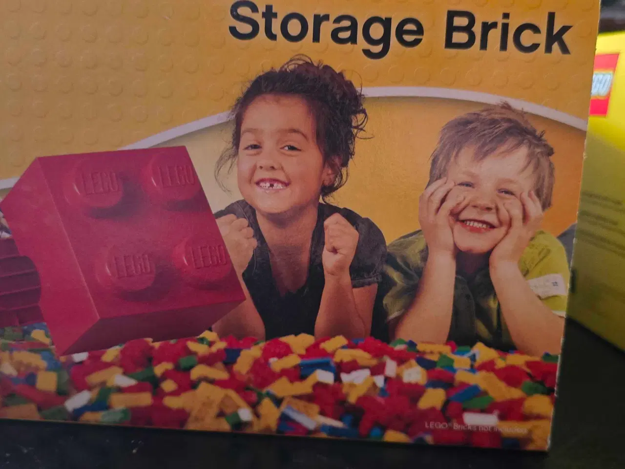 Billede 2 - LEGO opbevaring 4 knobs, lyseblå