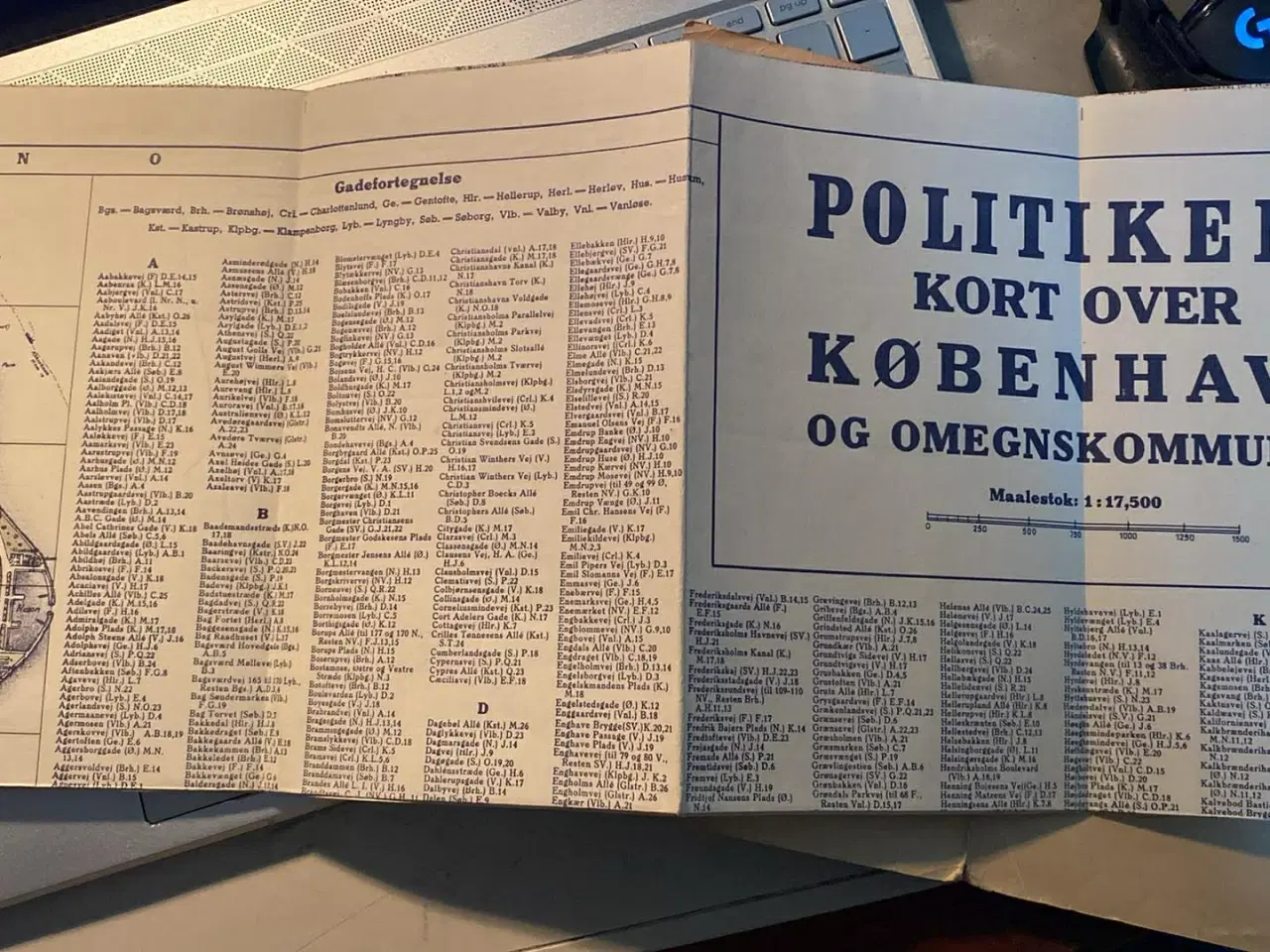 Billede 3 - Ældre kort over København