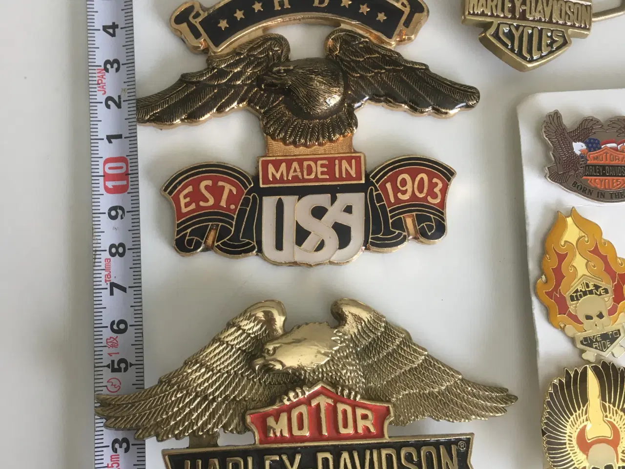 Billede 5 - harley davidson bæltespænde emblem emblemer