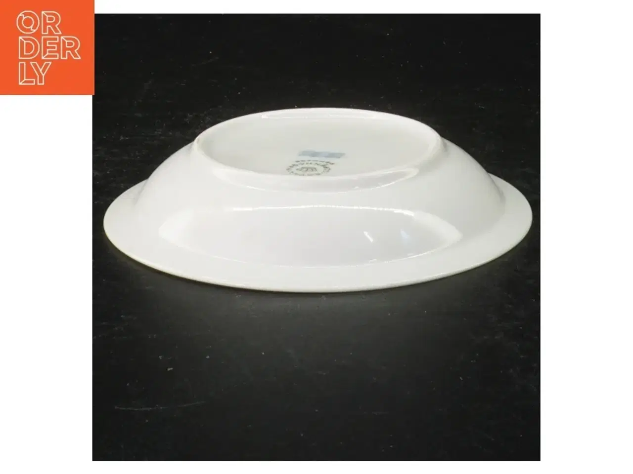 Billede 3 - Platte med jernbanemotiv fra Royal Copenhagen (str. Ø 13 cm)