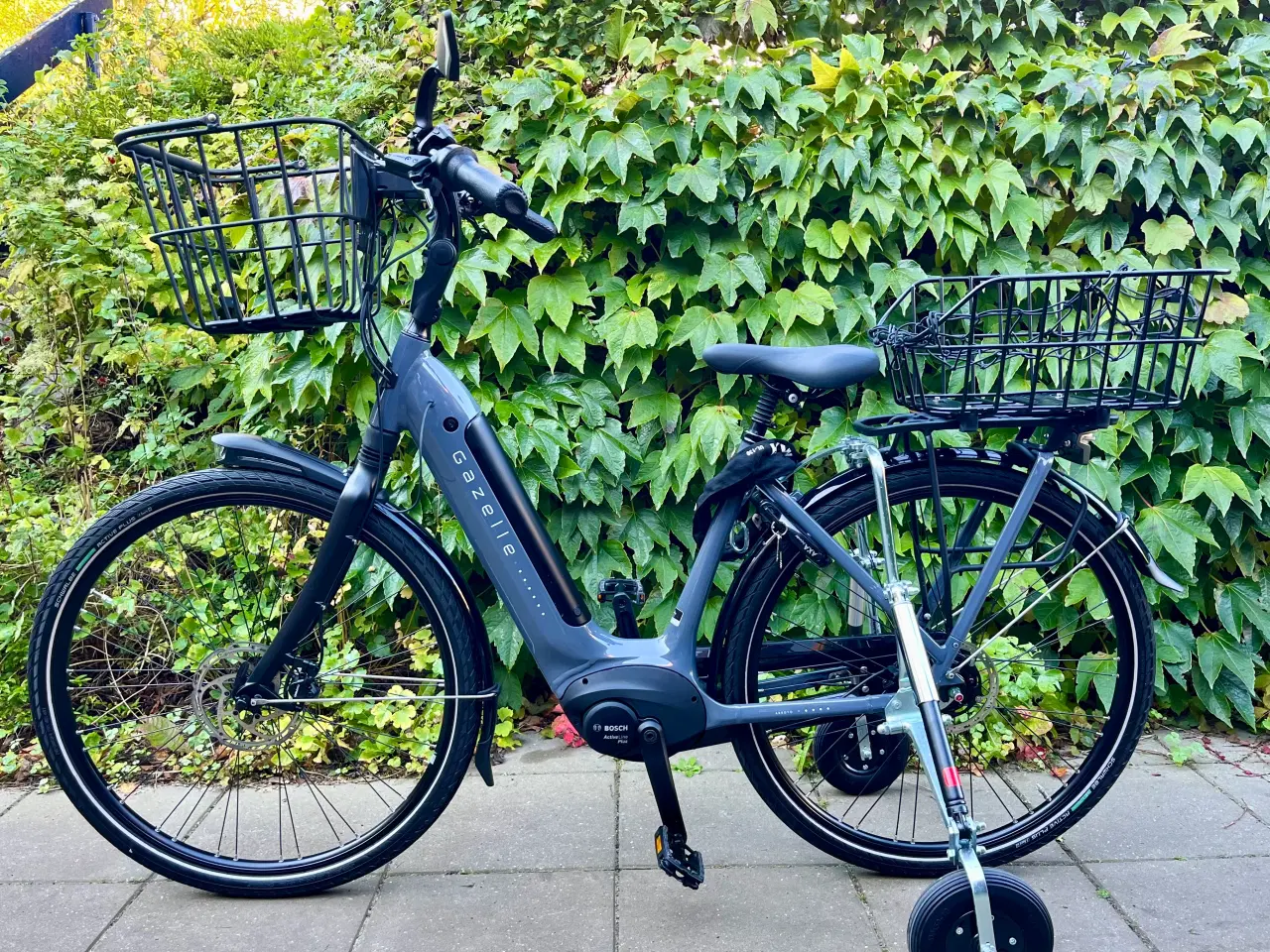 Billede 1 - Elcykel med støttehjul / handicap cykel 