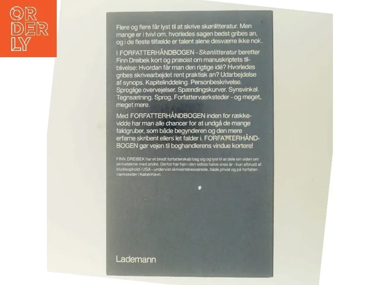 Billede 3 - Forfatterhåndbogen af Finn Dreibek (Bog)