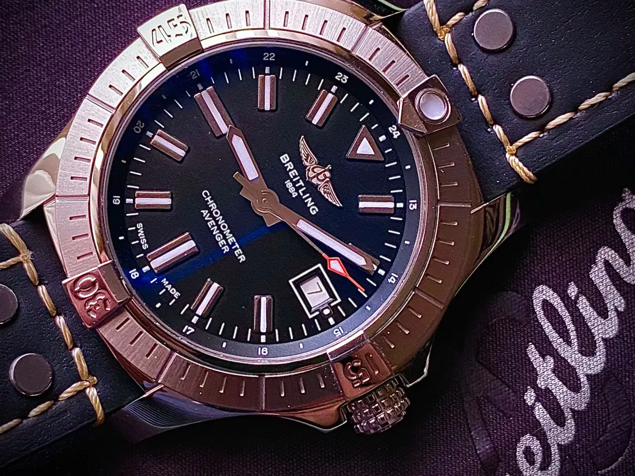 Billede 7 - Et rigtig stort sæt: Breitling Avenger + Reklamesk