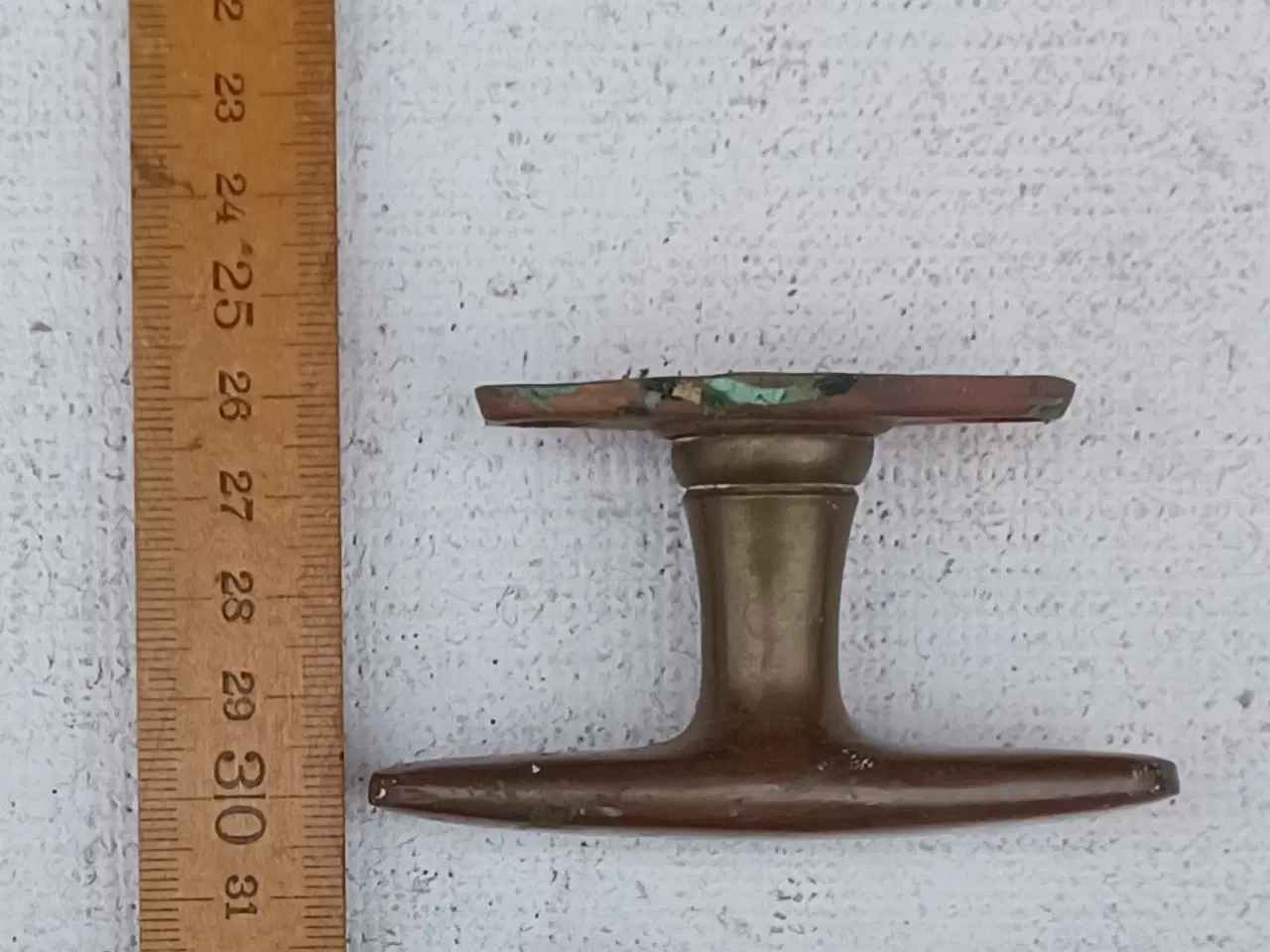 Billede 3 - Vridehåndtag, antikke, messing