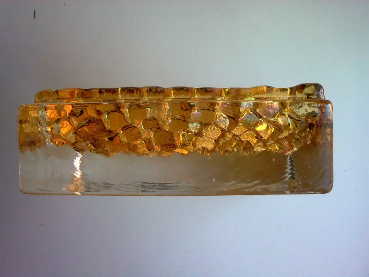 Billede 5 - Vitrika glas blok T upcycle DIY skulptur