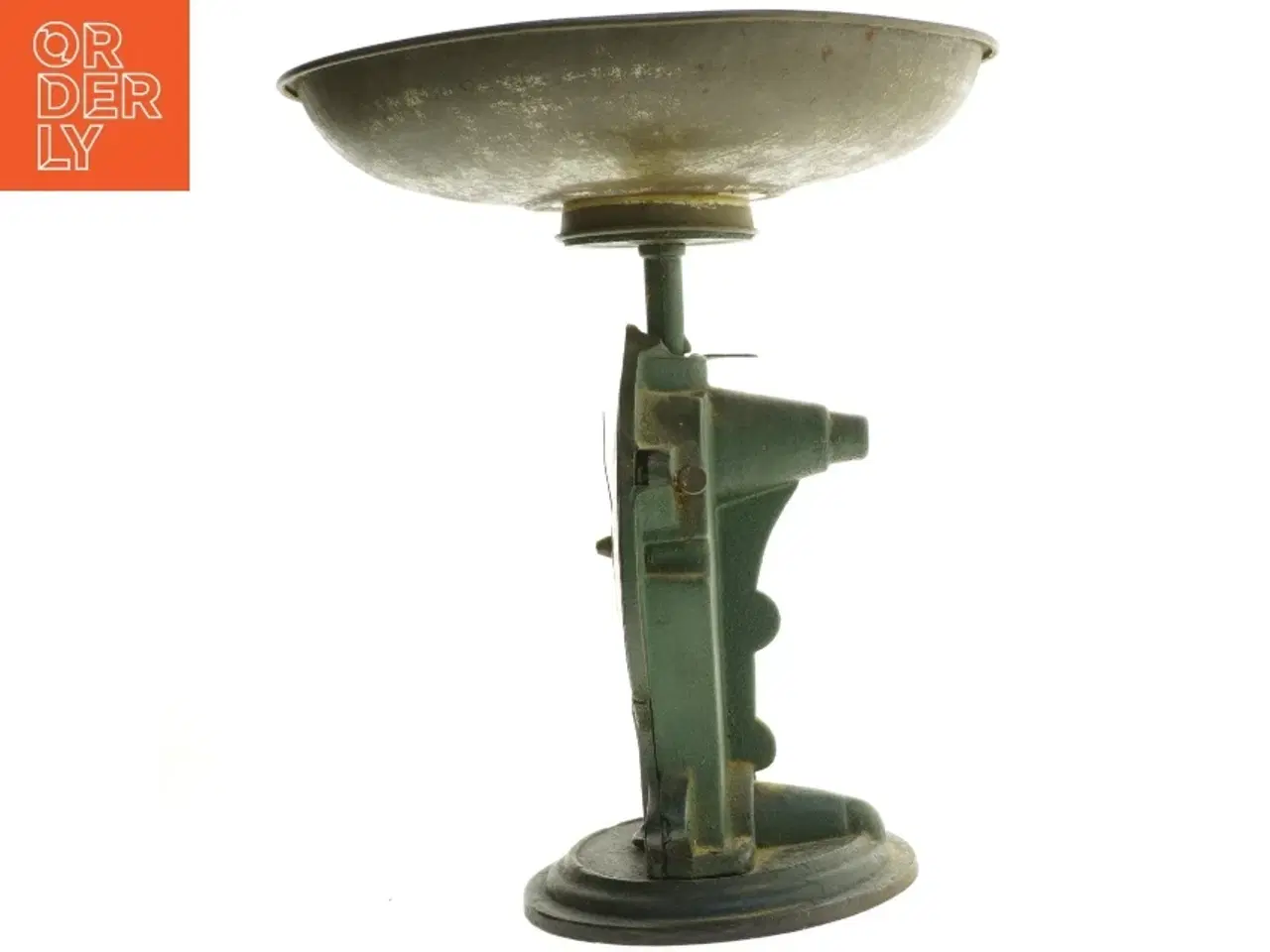 Billede 3 - Vintage Ginge vægt fra Ginge (str. Ø. 25,5 cm. længde. 25,5 cm)