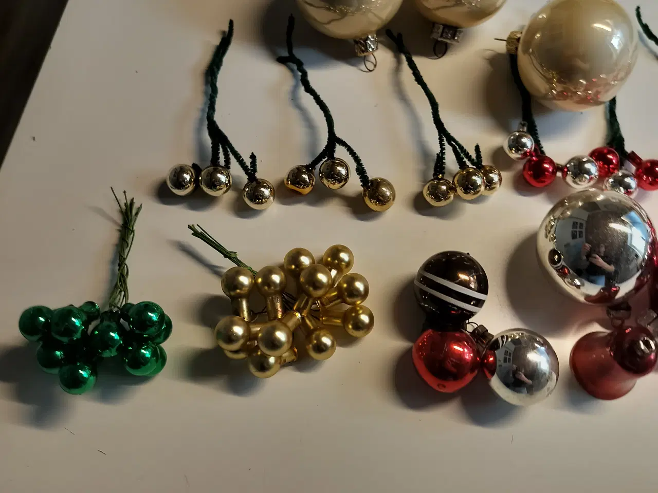 Billede 3 - Diverse 58 Gamle glas julekugler