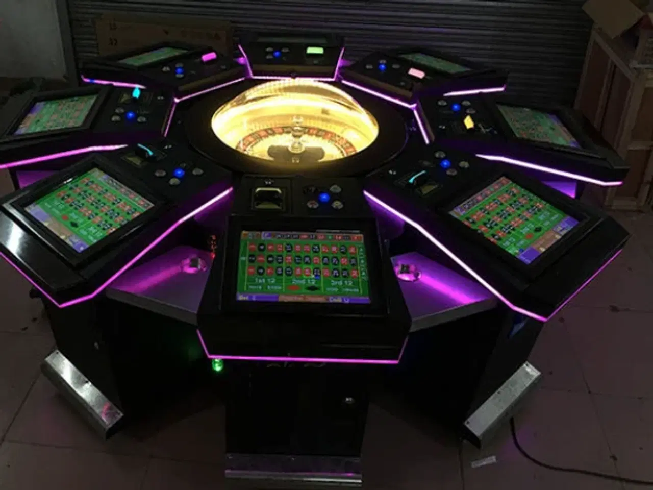Billede 4 - "Roulette Maskine 8 Personers Casino Automat