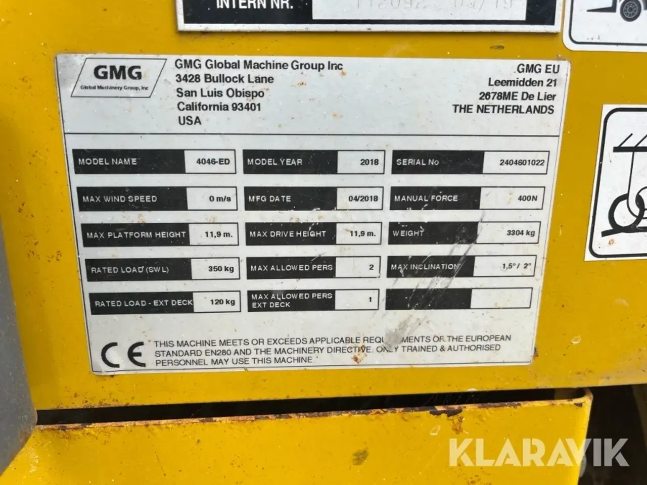 Billede 9 - Sakselift GMG 4046ED