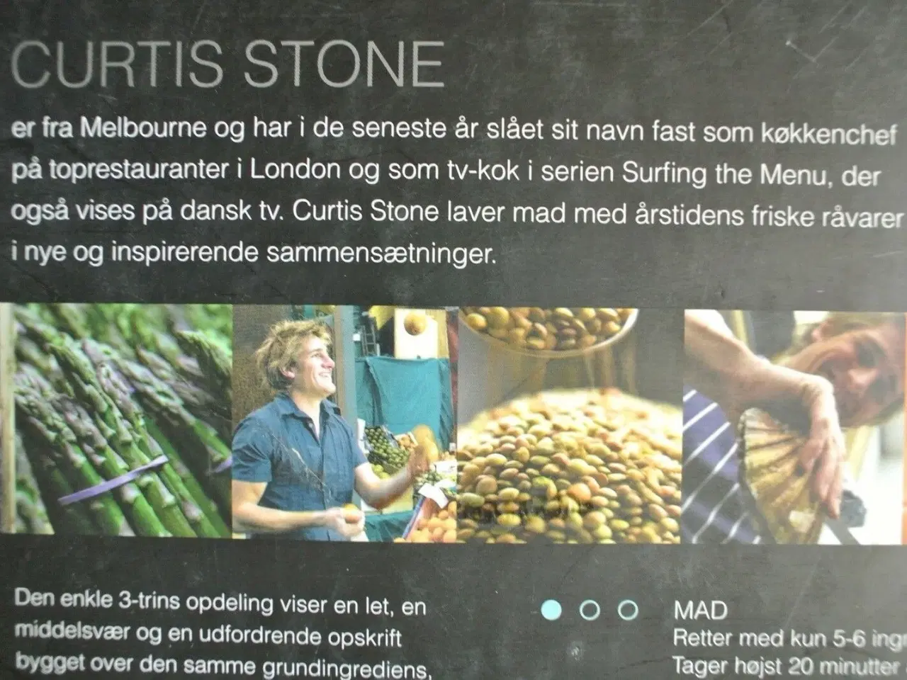 Billede 3 - mad middag menu, af curtis stone, emne: mad og vin