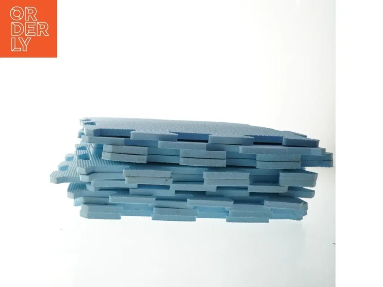 Billede 2 - Blå sammenhængende skummåtter (str. 33 cm)