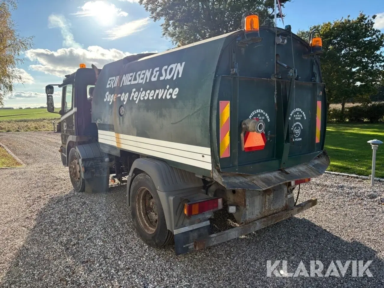 Billede 4 - Lastbil suge og fejebil Mercedes-Benz LKN L13