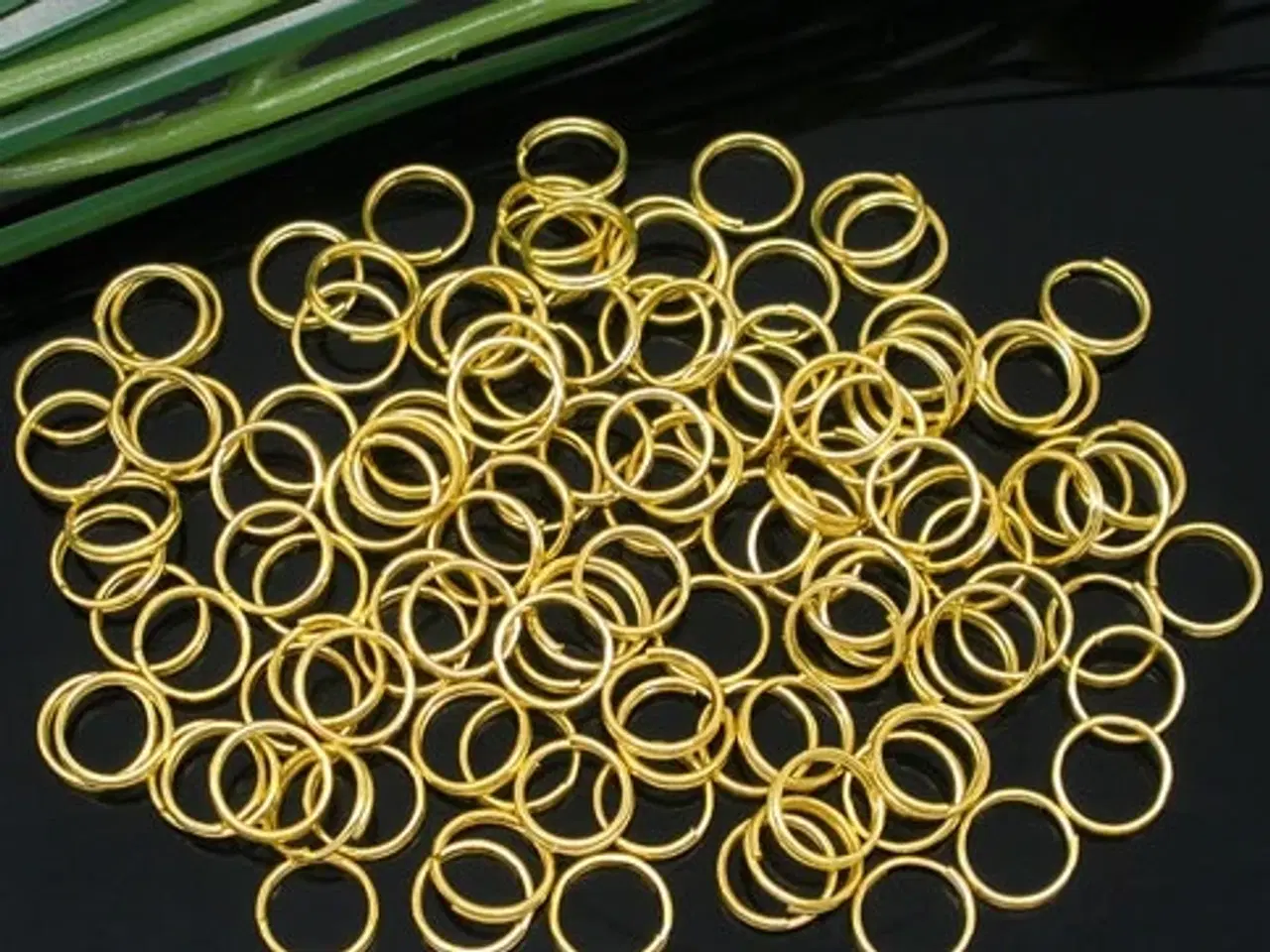 Billede 9 - Dobbeltviklede mikro-nøgleringe til smykker