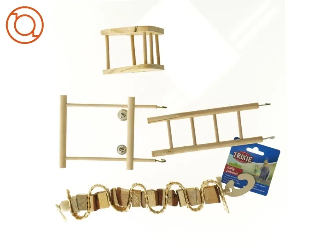 Billede 1 - Udstyr til fuglebur - undulat (str. 23 x 20 cm)