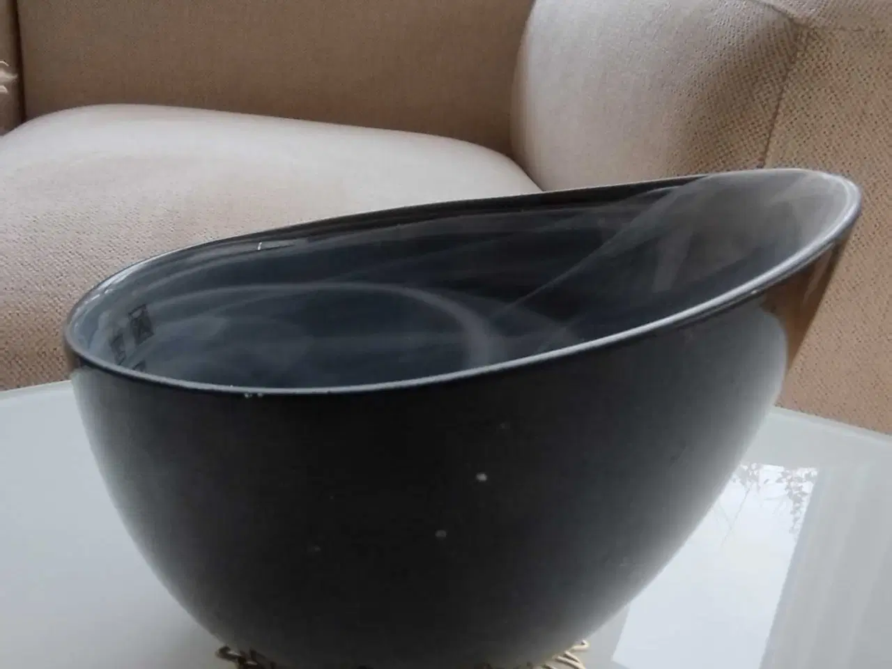 Billede 5 - 2 stk. Dekorative glas skåle fra SEA glasbruk