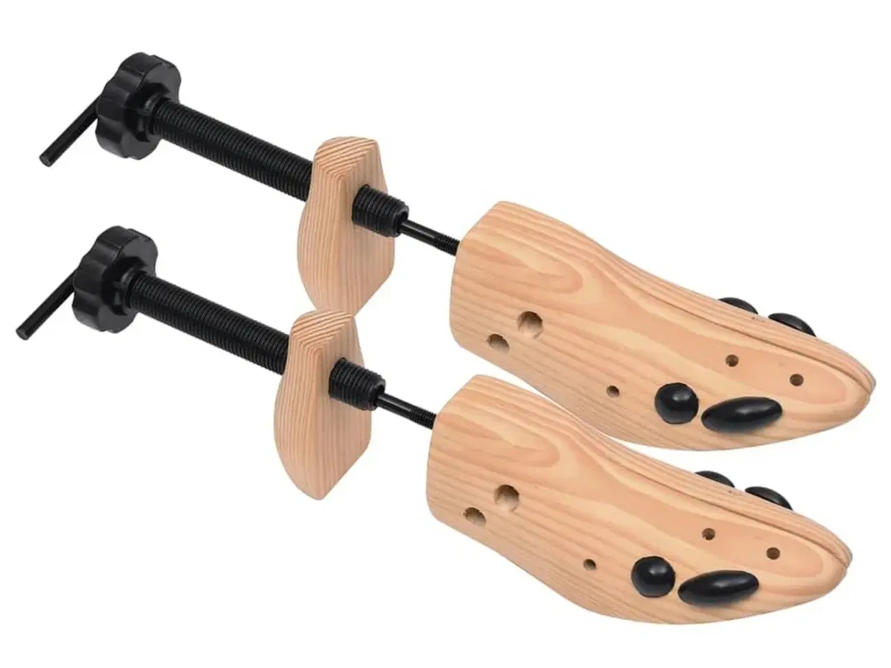 Billede 2 - Skotræer 2 par str. 41-46 massivt fyrretræ