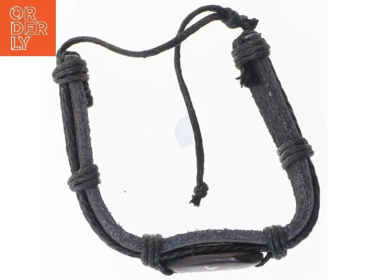 Billede 2 - Flettet armbånd med dekorativt vedhæng