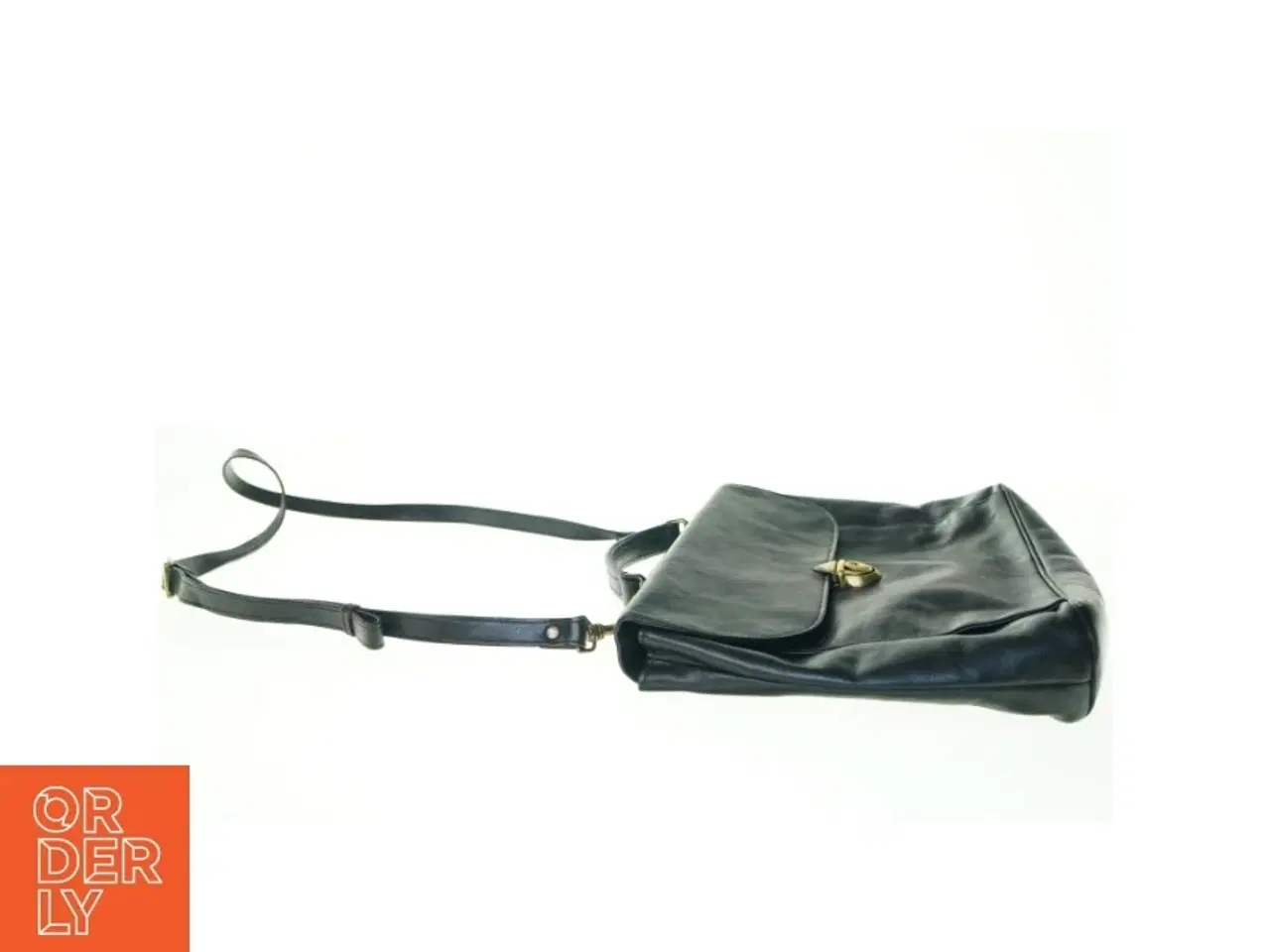 Billede 3 - Stor Læder Mappe Taske med håndtag og aftagelig Crossbody Rem fra Adax (str. 40 x 28 cm)