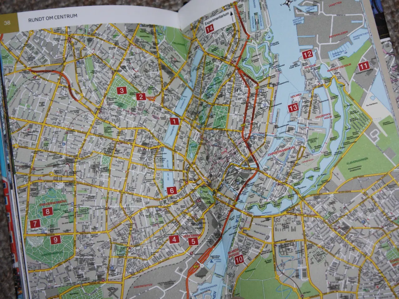 Billede 2 - Legends Rejseguide København med kort