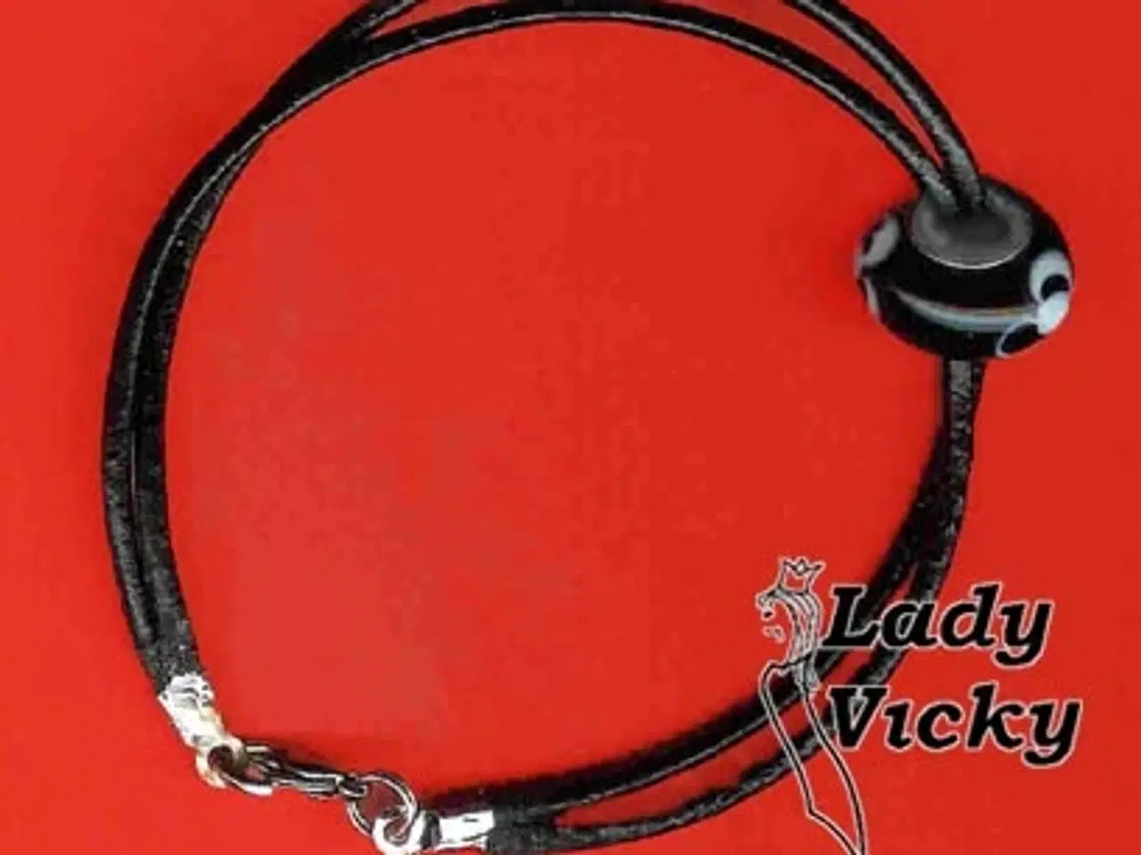 Billede 4 - Helt ubrugt lædersnøre. 4,7 meter.