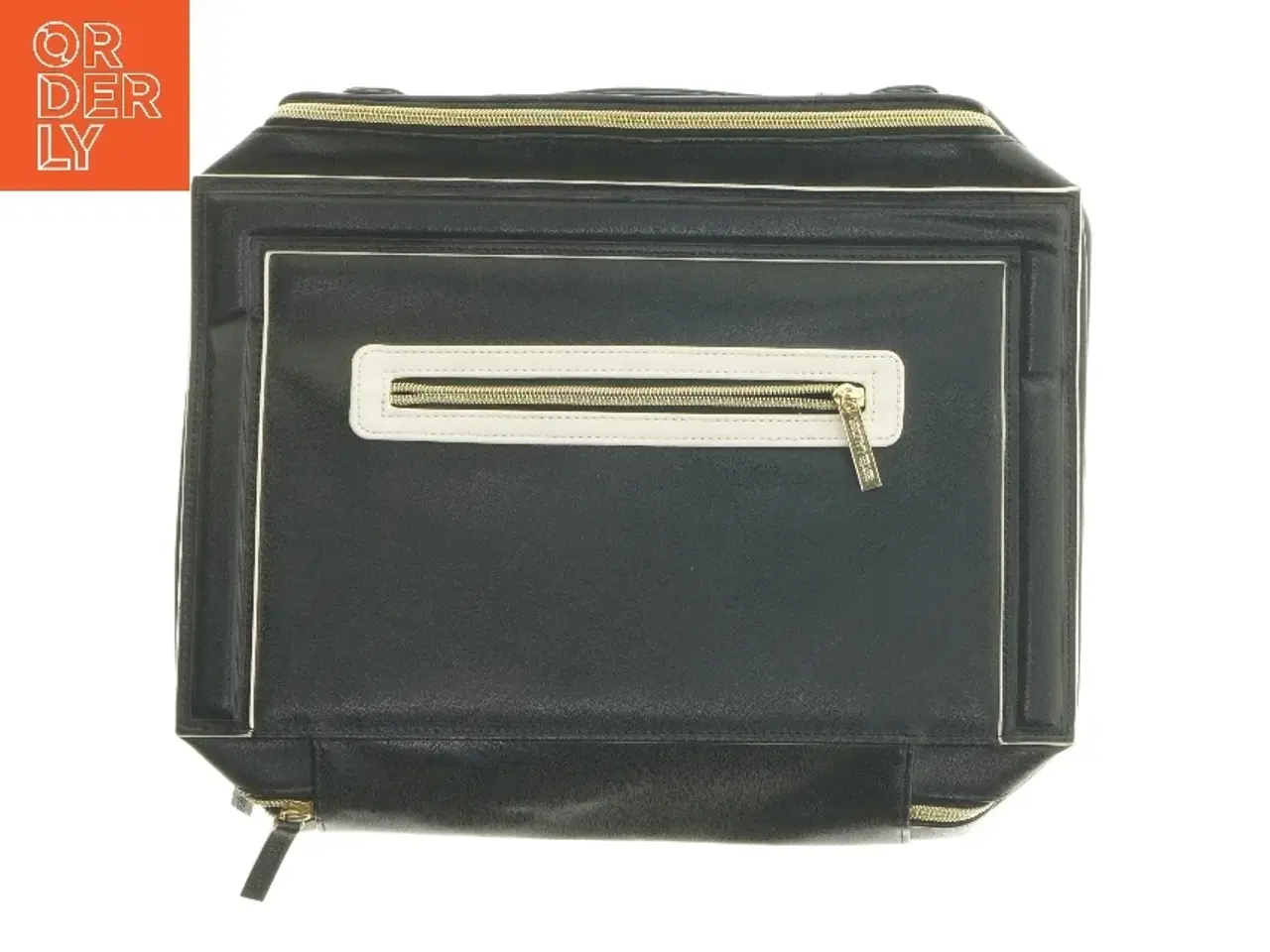 Billede 1 - Rektangulær stor make-up pung med lynlåse (str. 35x30,5 cm)