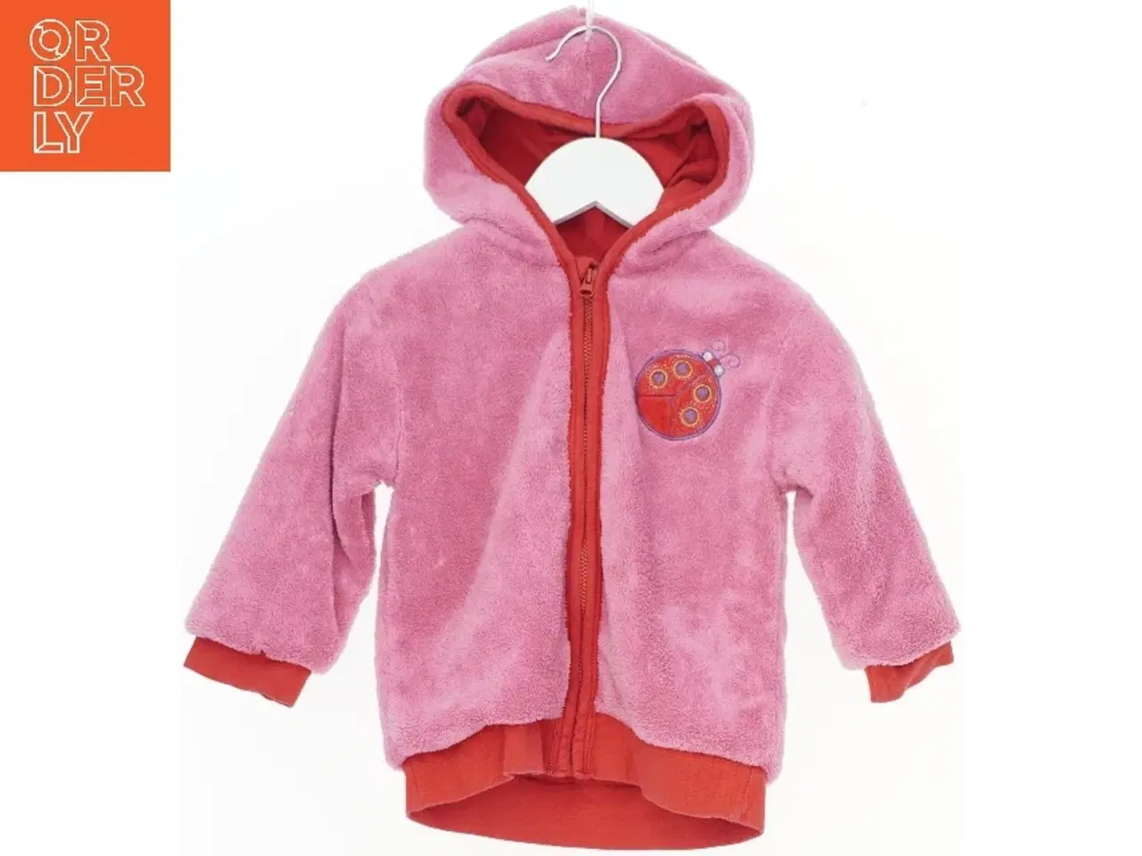 Billede 1 - Børne fleecetrøje med hætte fra Little One (str. 92)