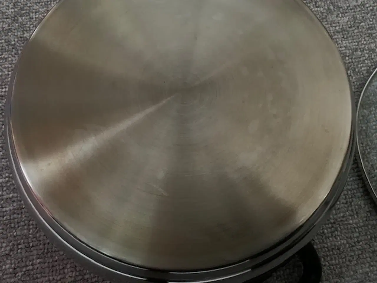 Billede 7 - Gryde i rustfrit stål med glaslåg - stor 