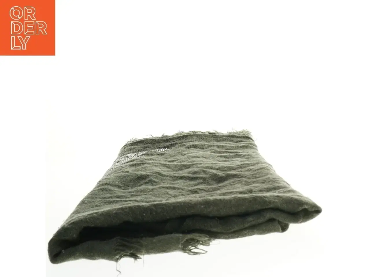 Billede 2 - Mørkegrønt tæppe med palietter (str. 85. x, 200 cm)