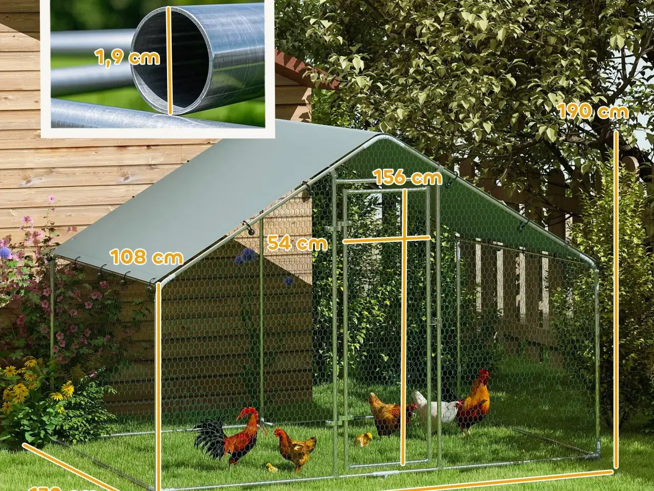 Billede 3 - Hønsegård 5,1 Kvm