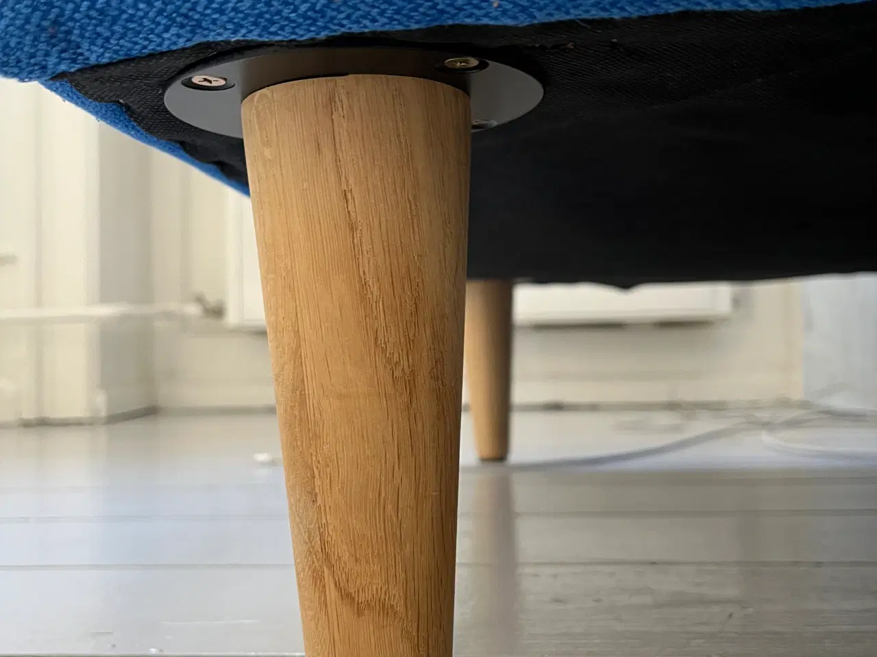 Billede 2 - Skøn blå Sofacompany sofa med puf