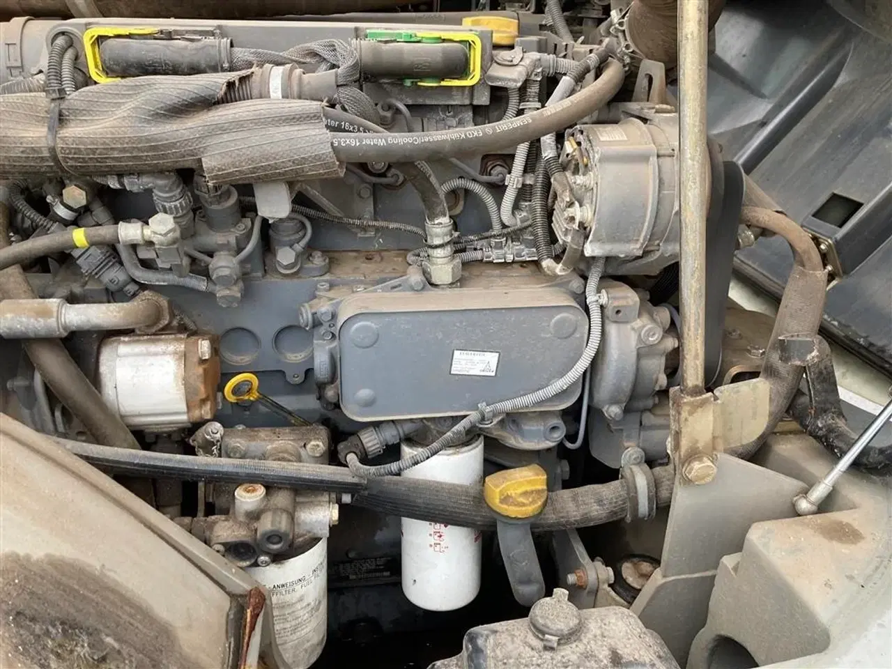 Billede 11 - Atlas 105E Weycor Hutigkobling på hydraulikudtag Centralsmøring