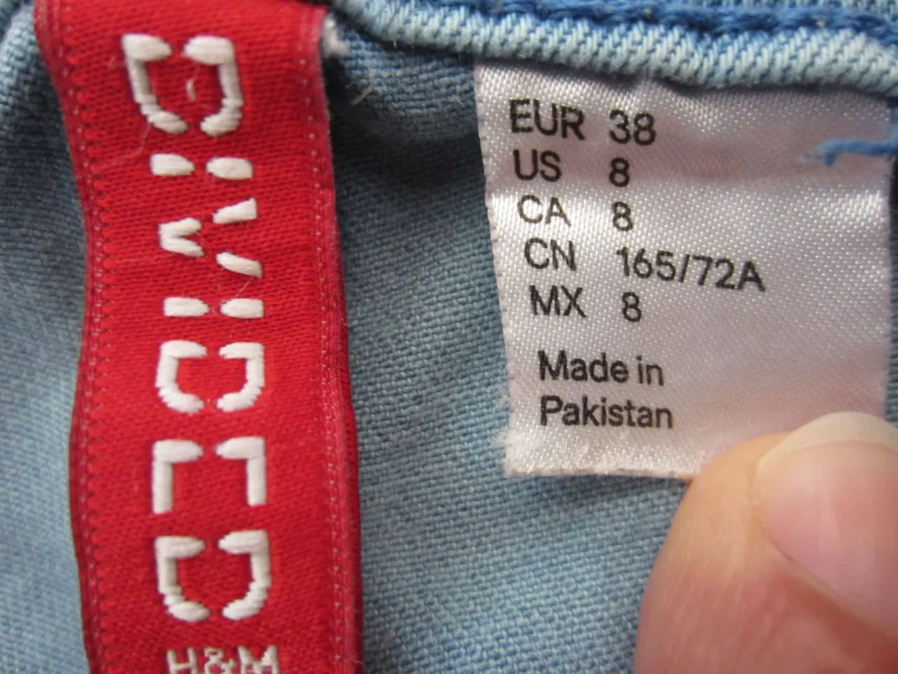 Billede 3 - Lyseblå bukser fra H&M i str. 38