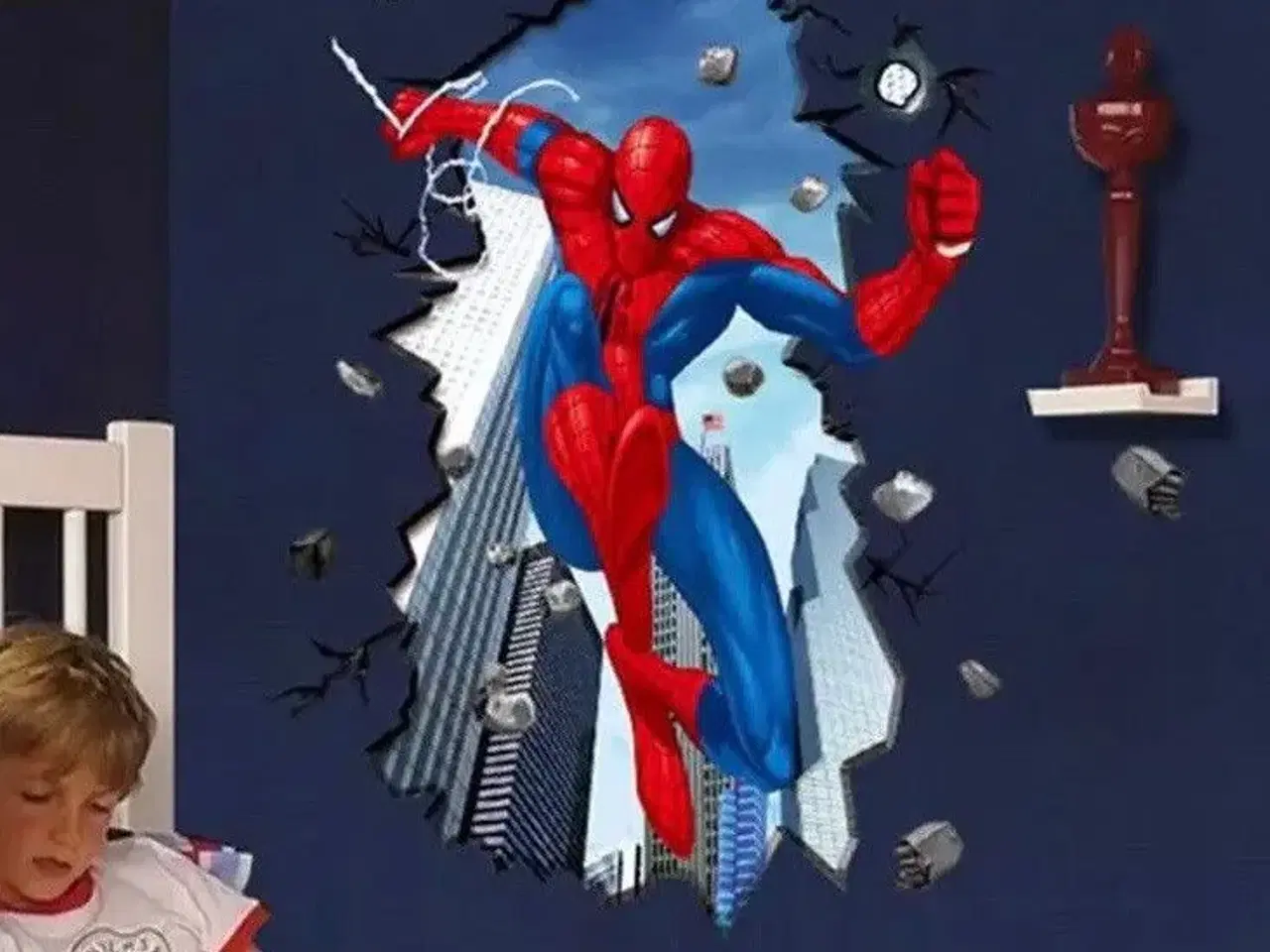 Billede 1 - Spiderman wallstickers wallsticker med Spiderman 