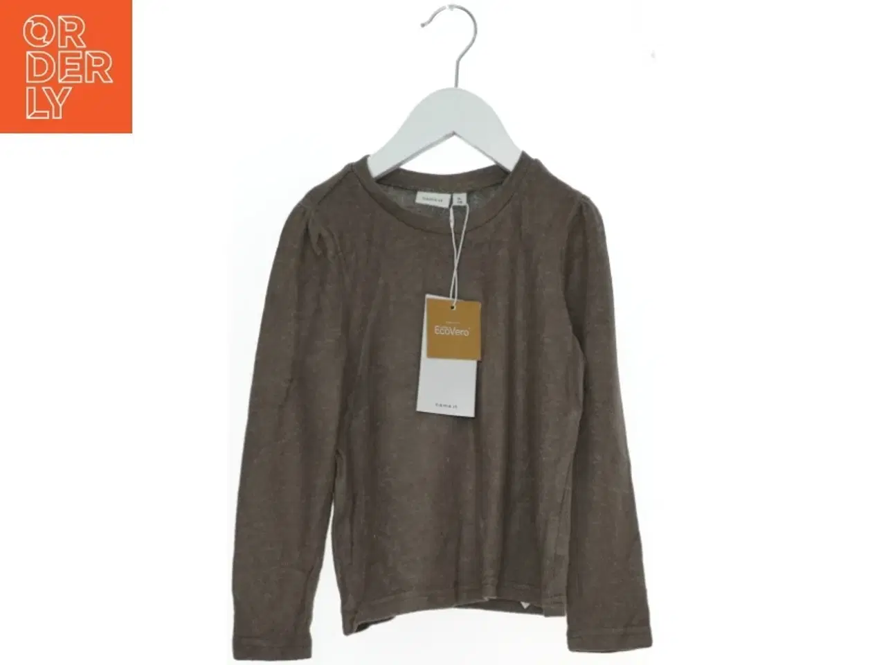 Billede 1 - Brun langærmet bluse fra Name It fra Name It (str. 110)