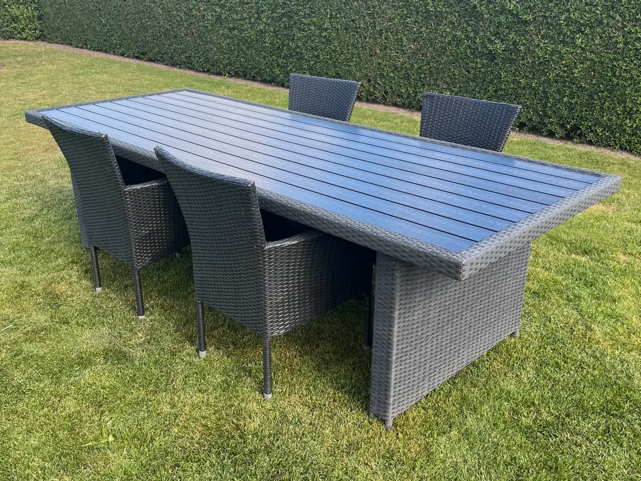 Billede 7 - Havebord i flet 