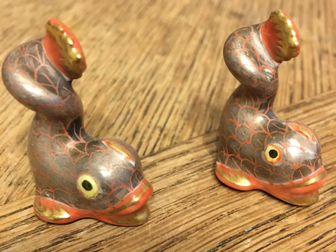 Billede 5 - To små fisk. Porcelæns figurer fra Ungarn