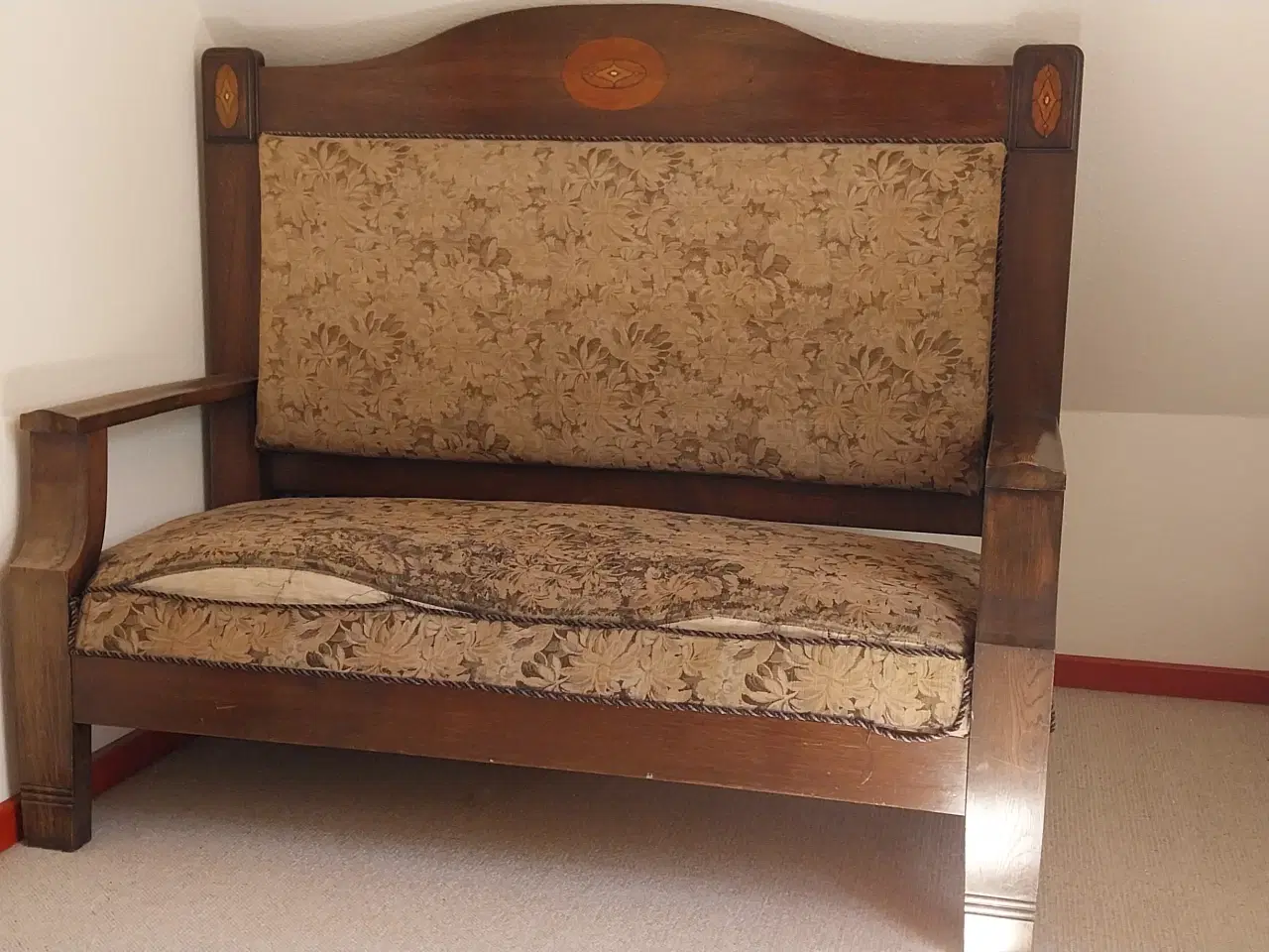 Billede 1 - Sofa i egetræ